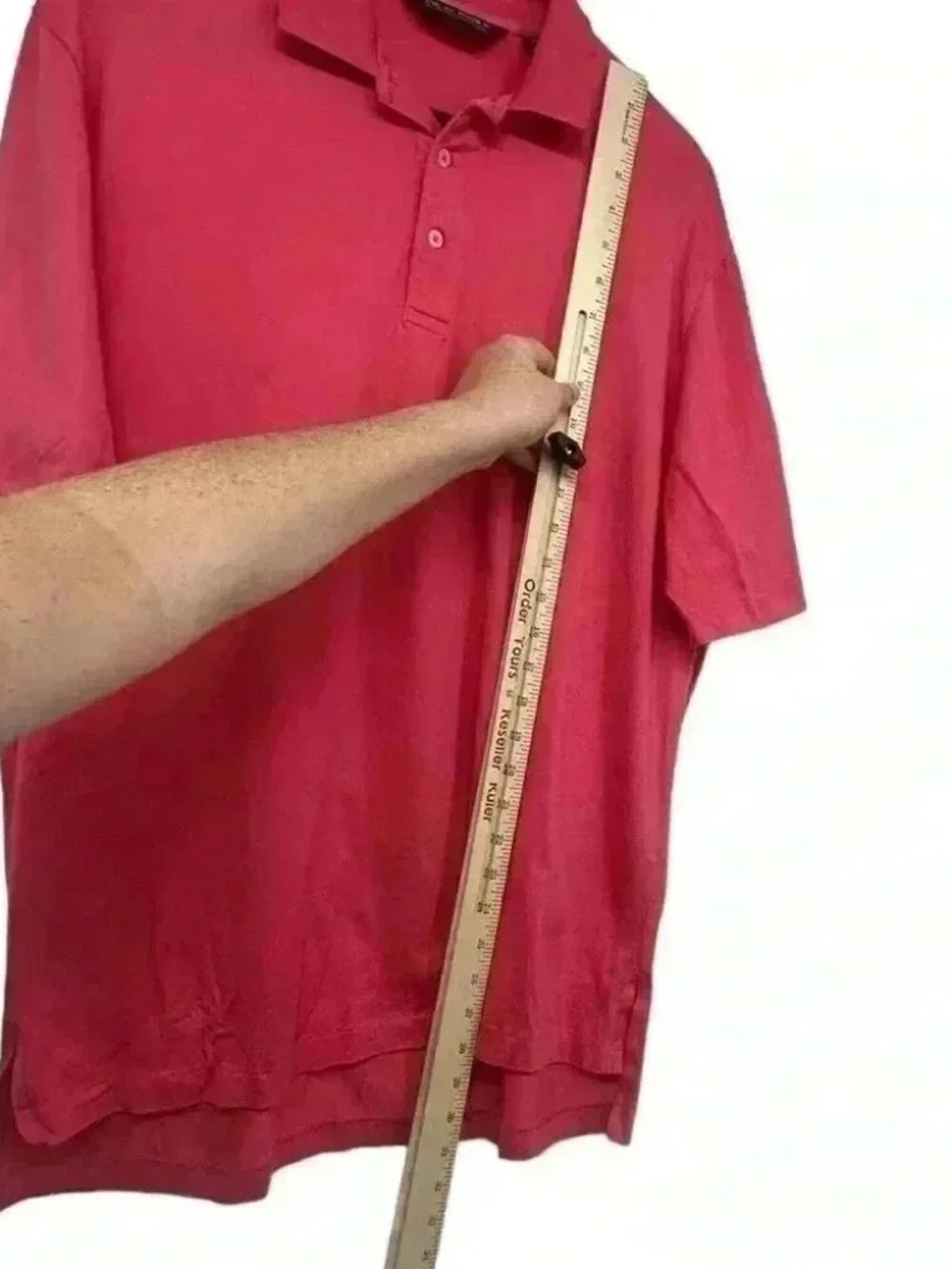 Polo Golf Ralph Lauren Pima Cotton Polo Shirt Men M Red Logo